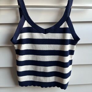 Target Universal Thread Striped Frilled Tank Top
